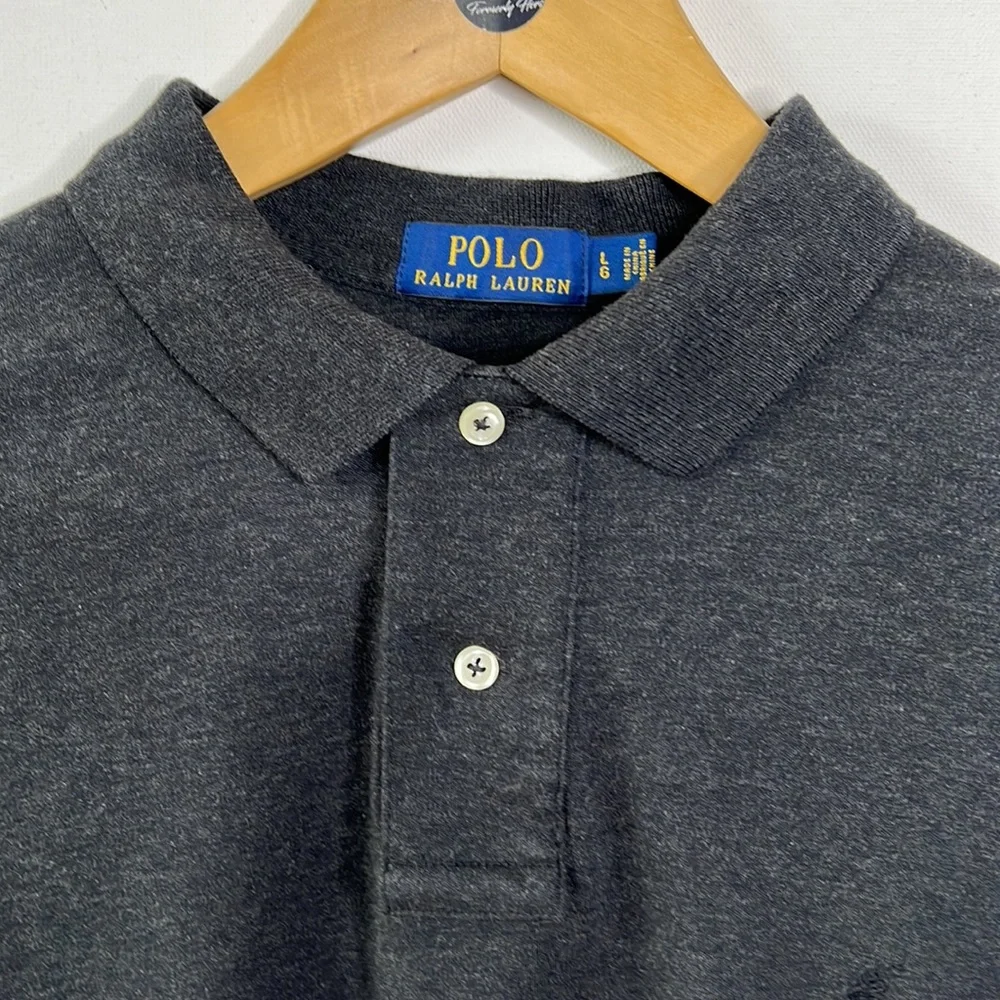 POLO Men’s Classic Soft Cotton Polo Shirt Sz Large - Picture 6 of 8